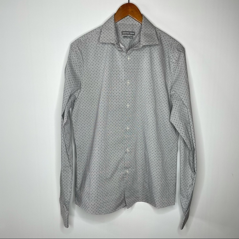 Geoffrey Beene Slim Fit Button‎ Front Shirt Medium